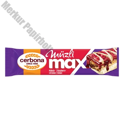 Müzliszelet CERBONA MAX málnás-citromos 30 g