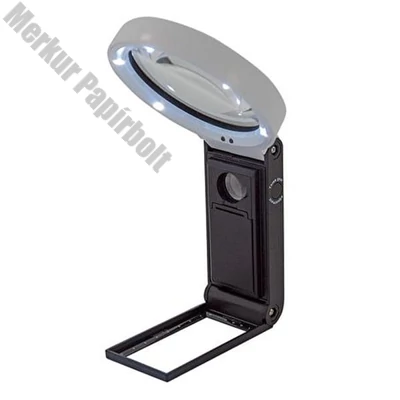 Nagyító WEDO asztali led világítással 2,5x-10x nagyítással