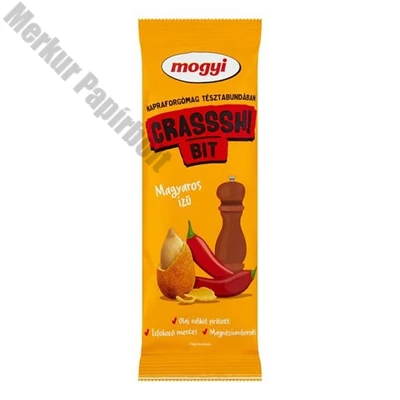 Napraforgómag tésztabundában MOGYI Crasssh! Bit magyaros 70 g