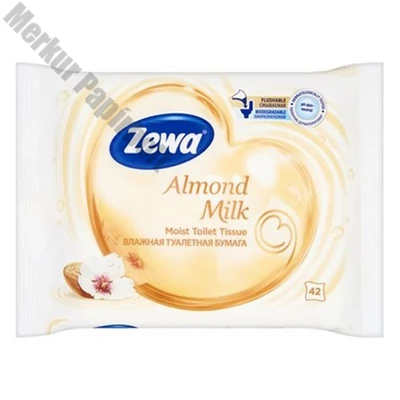 Nedves toalettpapír ZEWA Almond Milk 42 darabos