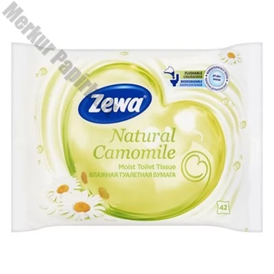 Nedves toalettpapír ZEWA Nature Camomile 42 darabos