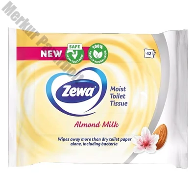 Nedves toalettpapír ZEWA Almond Milk 80 darabos