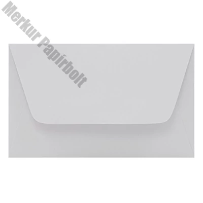 Névjegyboríték színes KASKAD enyvezett 70x105 mm 94 ezüst szürke 50 darabos