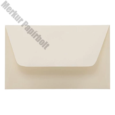 Névjegyboríték színes KASKAD enyvezett 70x105mm 12 vanilia 50 darabos
