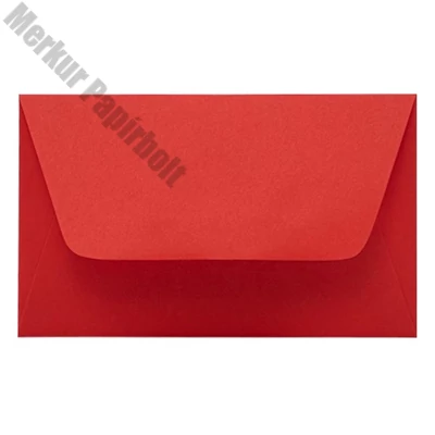 Névjegyboríték színes KASKAD enyvezett 70x105mm 29 vörös 50 darabos