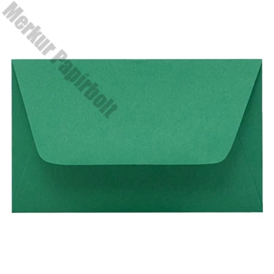 Névjegyboríték színes KASKAD enyvezett 70x105mm 63 sötétzöld 50 darabos