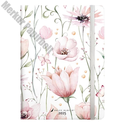 Notesz ponthálós DOLCE BLOCCO Secret Journal A/5 176 oldalas Bellflower keménytáblás gumis
