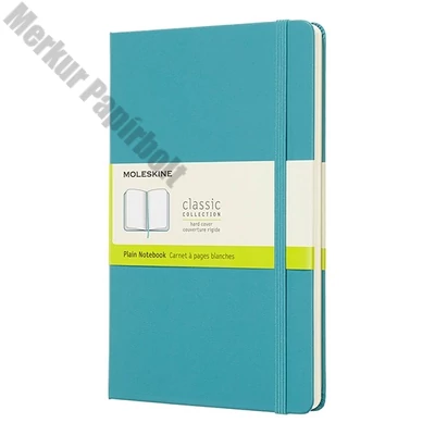 Notesz sima MOLESKINE QP062B35"L" keményfedeles hamukék