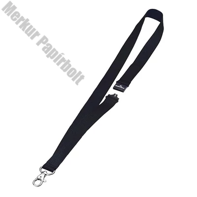 Nyakpánt DURABLE biztonsági zárral 20 mm fekete