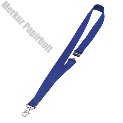 Nyakpánt DURABLE biztonsági zárral 20 mm sötétkék