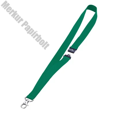 Nyakpánt DURABLE biztonsági zárral 20 mm zöld