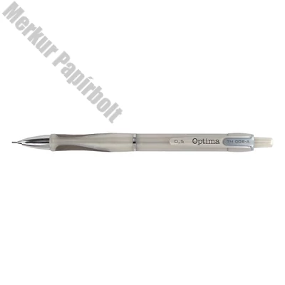 Nyomósirón OPTIMA 0,5mm ezüst + grafitbél 0,5mm HB