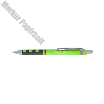 Nyomósirón ROTRING TIKKY III 0,5mm neon zöld