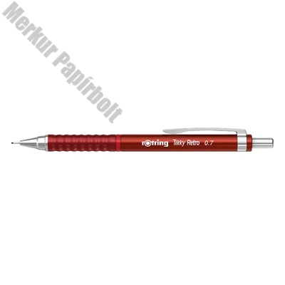 Nyomósirón ROTRING TIKKY Retro 0,7 mm piros