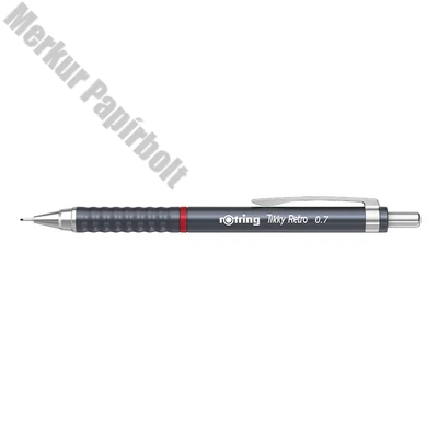 Nyomósirón ROTRING TIKKY Retro 0,7 mm szürke