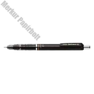 Nyomósirón ZEBRA DelGuard 0,5 mm fekete