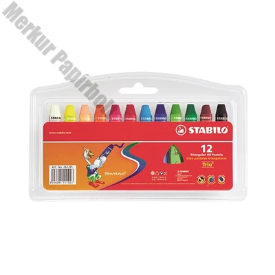 Olajpasztell STABILO 2612 12 darabos