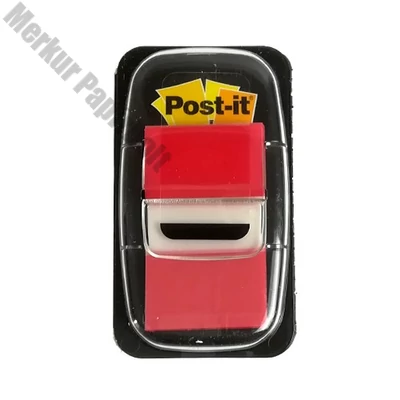Oldaljelölő 3M Post-it 680-1 műanyag 25x43mm piros