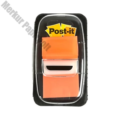 Oldaljelölő 3M Post-it 680-4 műanyag 25x43mm narancs