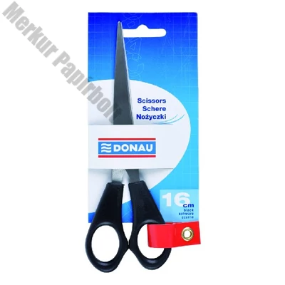 Olló irodai DONAU 16 cm fekete