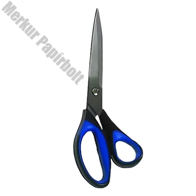 Olló irodai SPOKO 0532 gumifogós 17cm vegyes színek