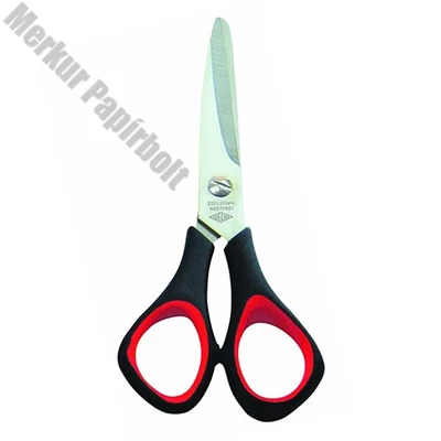 Olló irodai WEDO 976-5 gumifogós 14cm fekete