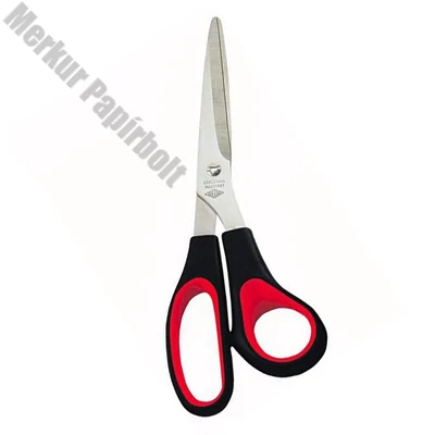 Olló irodai WEDO 976-8 gumifogós 21cm fekete