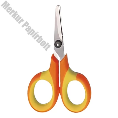 Olló iskolai WEDO Soft-Kid gumifogós kerek 11,5cm
