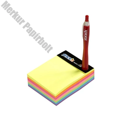 Öntapadós jegyzettömb STICK`N Magic Cube 101x76mm 7 színű neon mix 280 lap