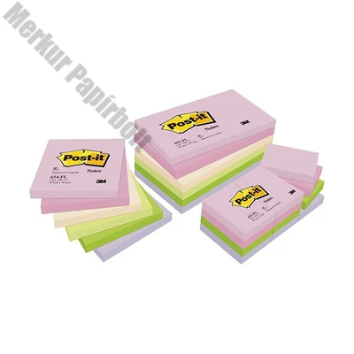 Öntapadós jegyzettömb 3M Post-It 76x127mm 6556SSR Super Sticky Rió 90 lap