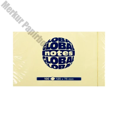 Öntapadós jegyzettömb GLOBAL Notes 3655-01 75x125mm 100 lap