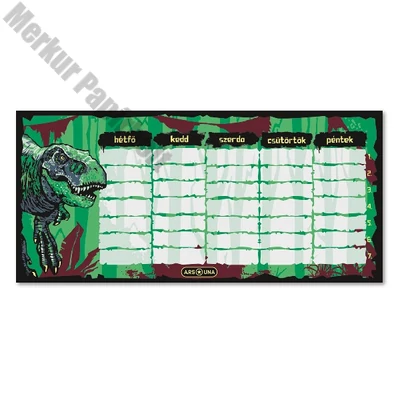 Órarend ARS UNA egylapos kétoldalas T-Rex