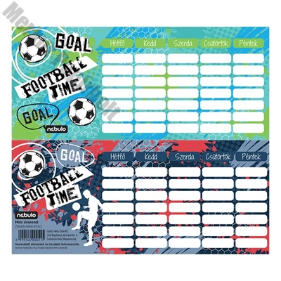 Órarend NEBULO mini Foci