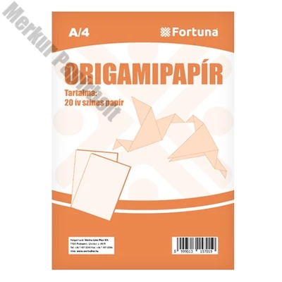 Origami papír FORTUNA A/4 20 lapos