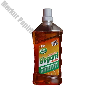 Padlóápoló WELL DONE Elegant Premium univerzális narancsolajjal 1L