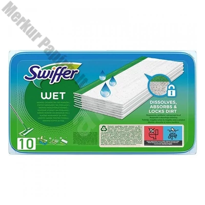 Padlótörlő SWIFFER nedves utántöltő 10 db
