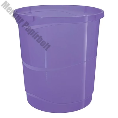 Papírkosár ESSELTE Colour Breeze 14 liter áttettsző levendula