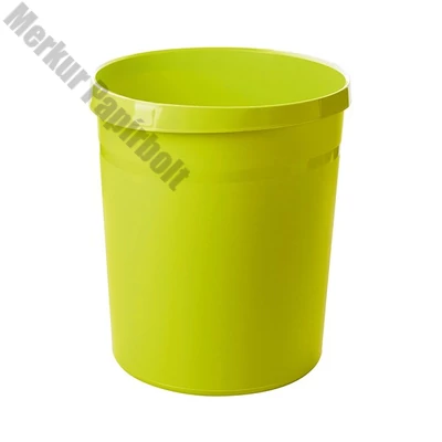 Papírkosár műanyag tömörfalú HAN TREND lime 18L