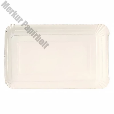 Papírtálca szögletes eldobható 130x205 250 darabos