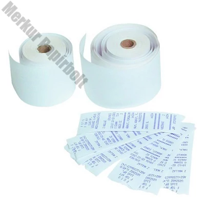 Pénztárgépszalag FORTUNA 57,5x55 12mm 1 példány 100 tekercs/doboz