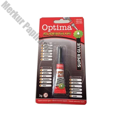 Pillanatragasztó OPTIMA Super Glue 3 g