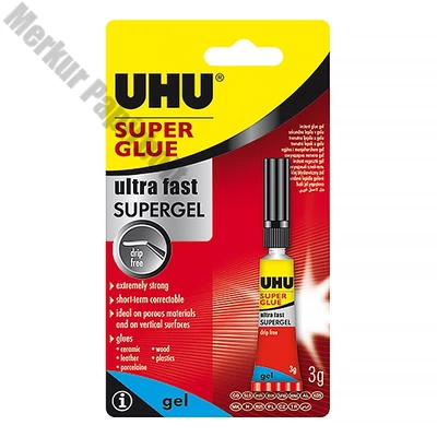 Pillanatragasztó UHU Super Glue Jumbo 3 g