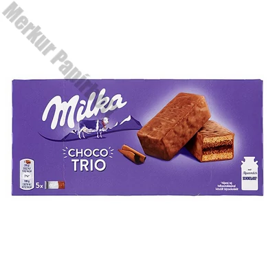 Piskóta MILKA Choco Trio 5 darabos 150 g