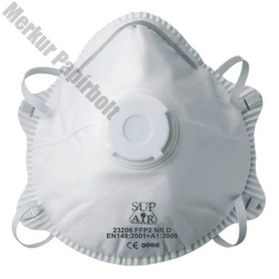 Pormaszk szelepes COVERGUARD FFP2SL NR D fehér 10 darab/doboz