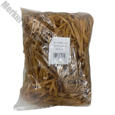 Postagumi barna 60x5mm 1 kg/csomag kaucsuk