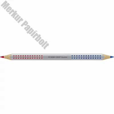 Postairón FABER-CASTELL Jumbo Grip háromszögletű piros-kék