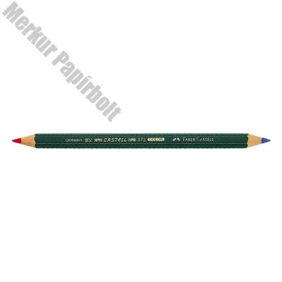 Postairón FABER-CASTELL hatszögletű vastag piros-kék