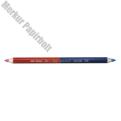 Postairón KOH-I-NOOR 3423 hatszögletű vastag piros-kék