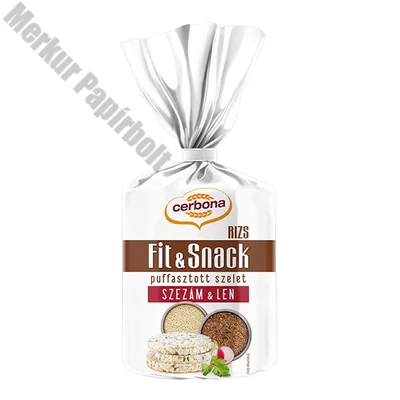 Puffasztott rizs CERBONA len- és szezámmagos 90 g