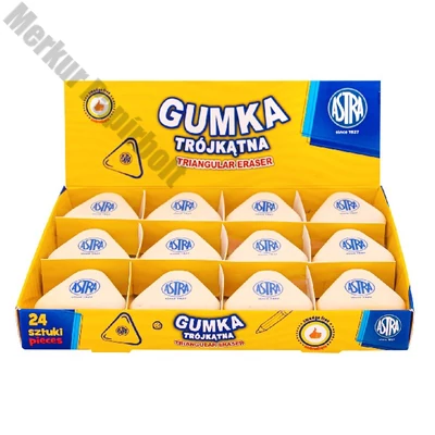 Radír ASTRA háromszög